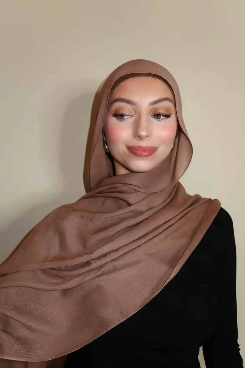 New Premium Gradient Cotton Hijab Rayon Modal Hijabs Scarf for Women Big Size Wraps and Shawls Musulman Headband Islamic Turban