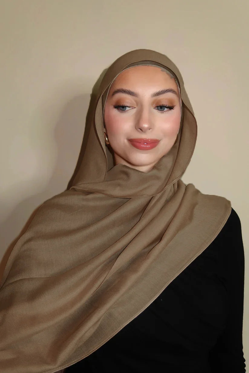 New Premium Gradient Cotton Hijab Rayon Modal Hijabs Scarf for Women Big Size Wraps and Shawls Musulman Headband Islamic Turban