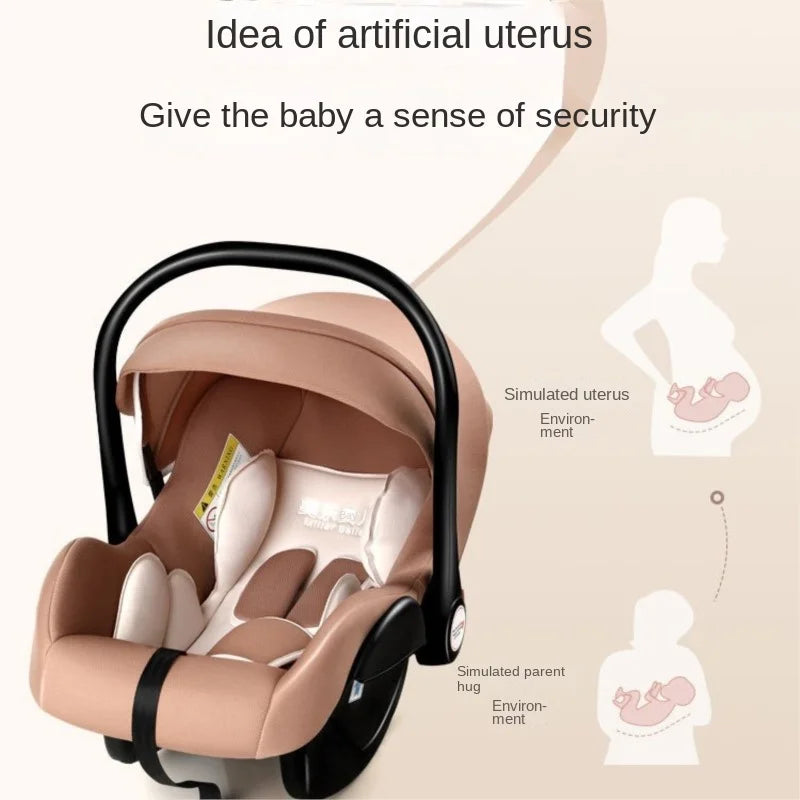 Newborn Baby Safety Seat Children's Baby Car Seat Baby Carrier Car Portable Hand Basket To Sleep Rocking Chair Anti-pressure