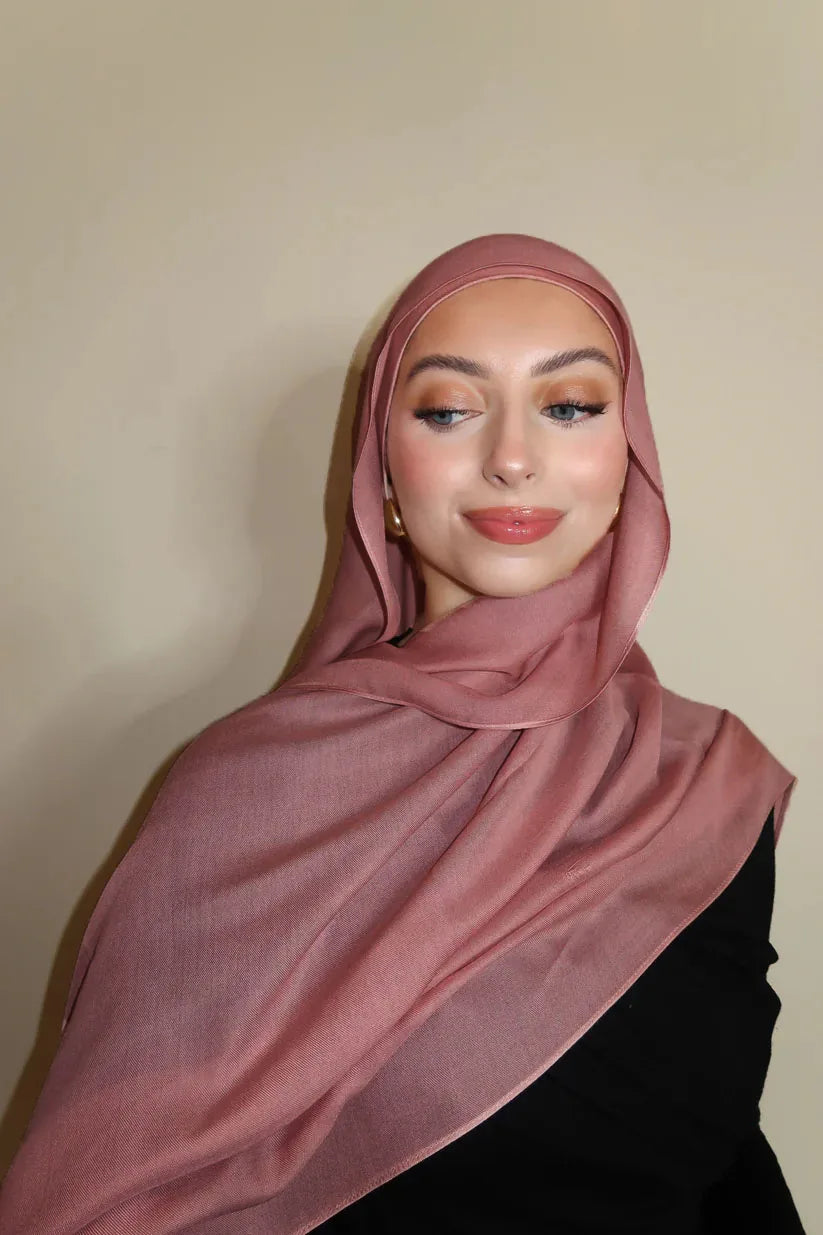 New Premium Gradient Cotton Hijab Rayon Modal Hijabs Scarf for Women Big Size Wraps and Shawls Musulman Headband Islamic Turban