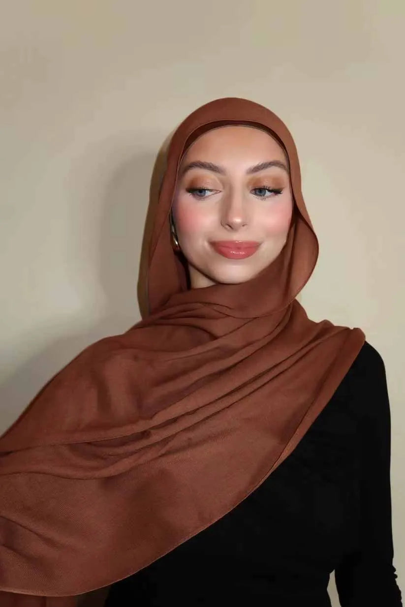 New Premium Gradient Cotton Hijab Rayon Modal Hijabs Scarf for Women Big Size Wraps and Shawls Musulman Headband Islamic Turban