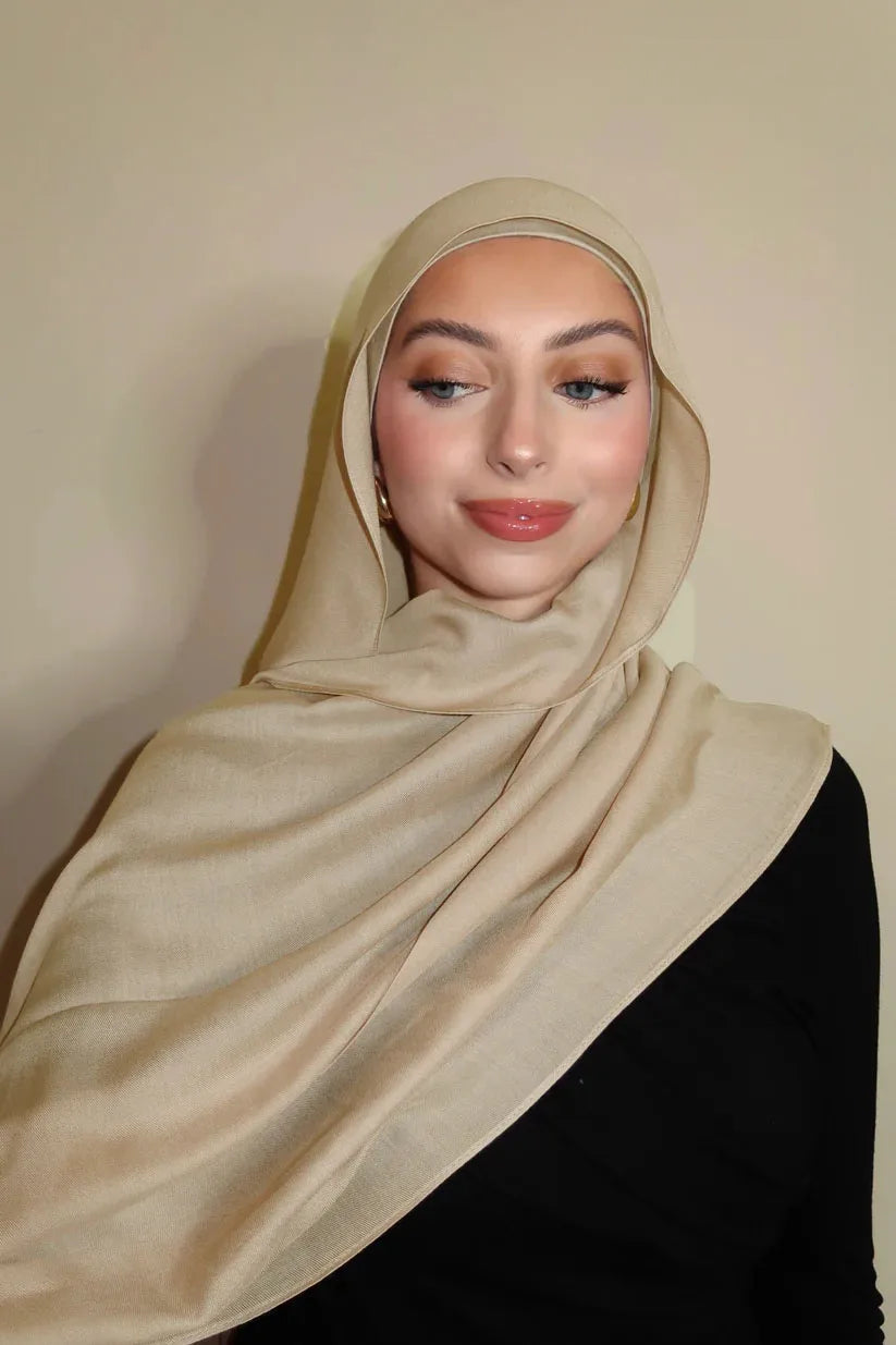 New Premium Gradient Cotton Hijab Rayon Modal Hijabs Scarf for Women Big Size Wraps and Shawls Musulman Headband Islamic Turban
