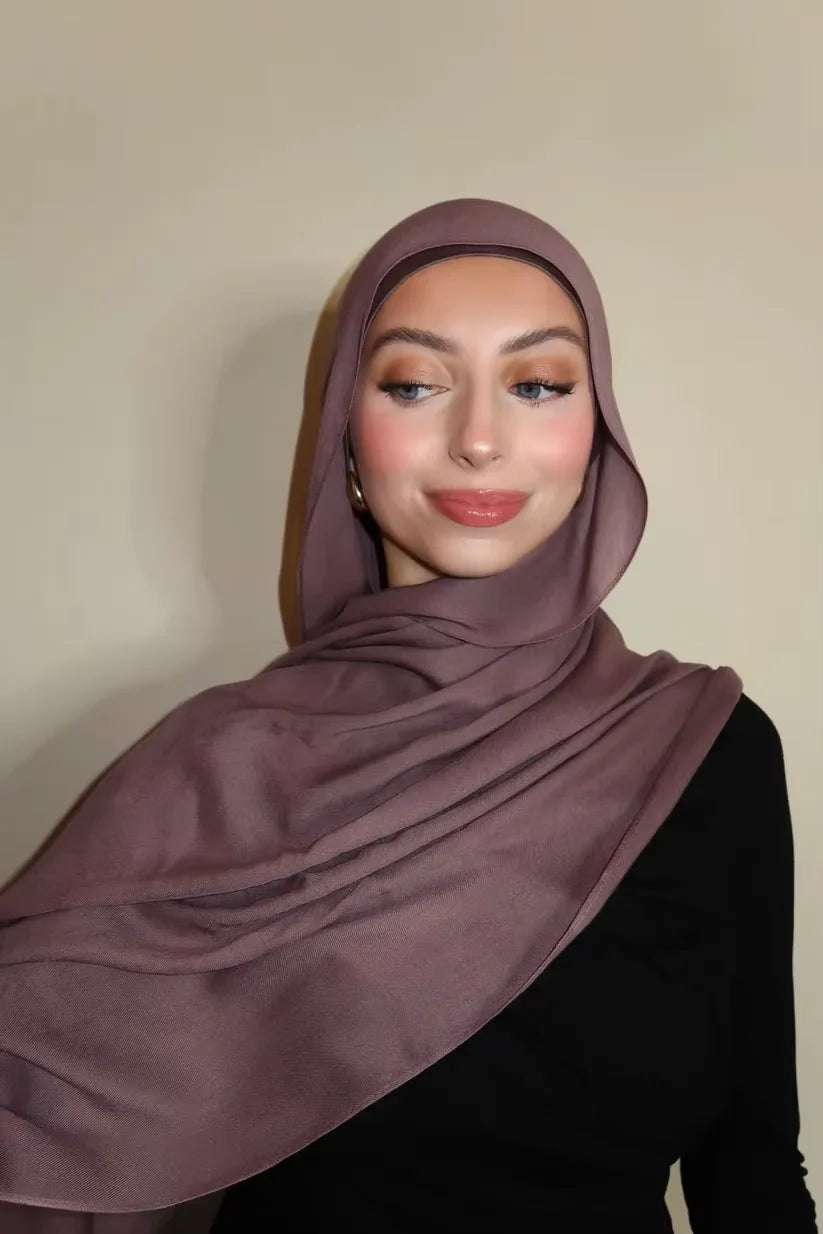 New Premium Gradient Cotton Hijab Rayon Modal Hijabs Scarf for Women Big Size Wraps and Shawls Musulman Headband Islamic Turban