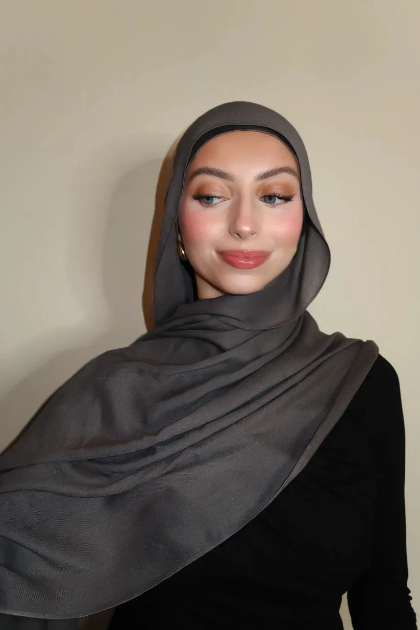 New Premium Gradient Cotton Hijab Rayon Modal Hijabs Scarf for Women Big Size Wraps and Shawls Musulman Headband Islamic Turban