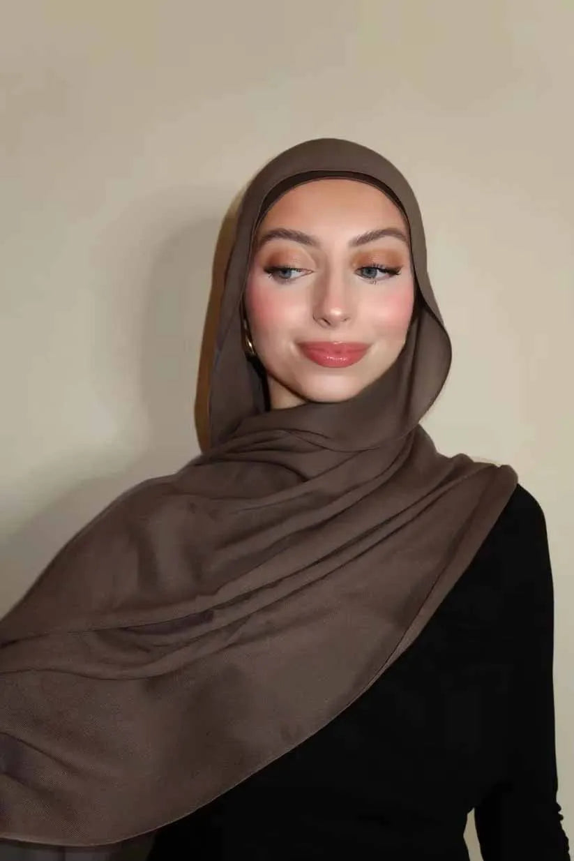 New Premium Gradient Cotton Hijab Rayon Modal Hijabs Scarf for Women Big Size Wraps and Shawls Musulman Headband Islamic Turban