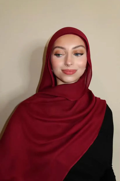 New Premium Gradient Cotton Hijab Rayon Modal Hijabs Scarf for Women Big Size Wraps and Shawls Musulman Headband Islamic Turban